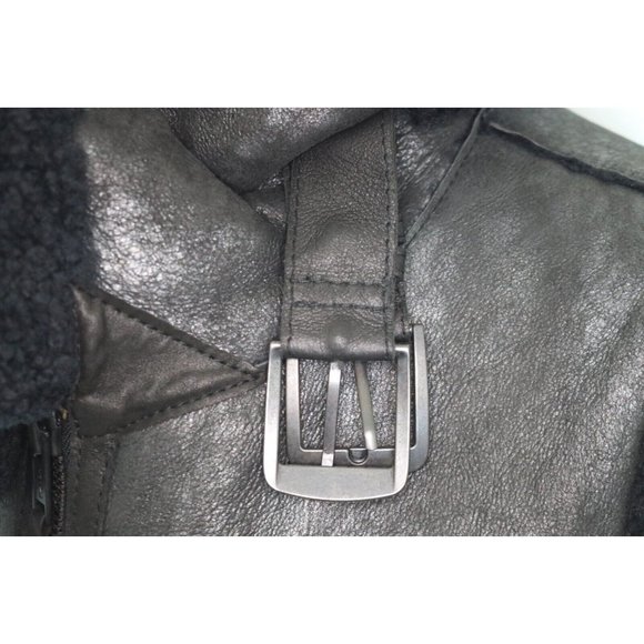 Bird by Juicy Couture Black Askam Leather Jacket Size Small NWT - Picture 8 of 12